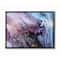 Stupell Industries Abstract Liquid Purple Blue Texture Painting Framed Wall Art